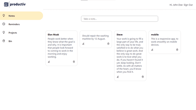 Notes App